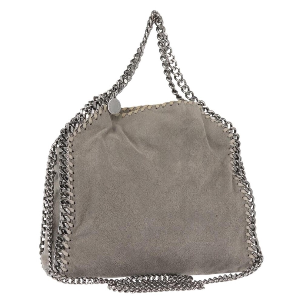 Stella McCartney Falabella Fold Over Faux Suede